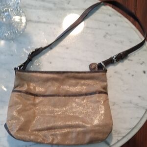 Sak Gold Crossbody Shoulder Bag